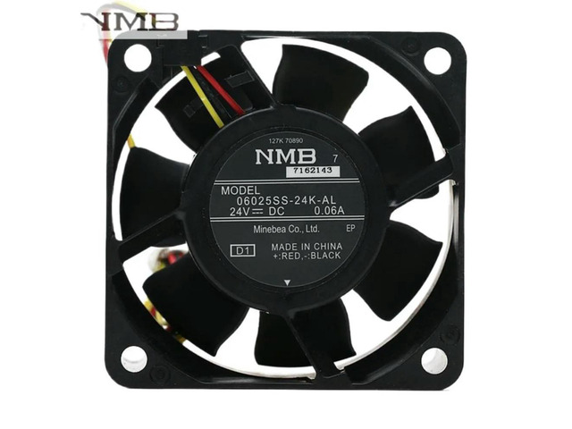 1PCS 60mm 24V Fan for 06025SS-24K-AL 6025 6cm DC Brushless Cooling 0.06A 4000RPM Blower - Quiet & Reliable