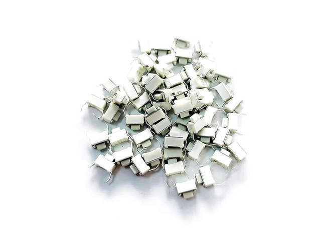 20pcs In-line button White 3*6*5 Two-pin tap switch button