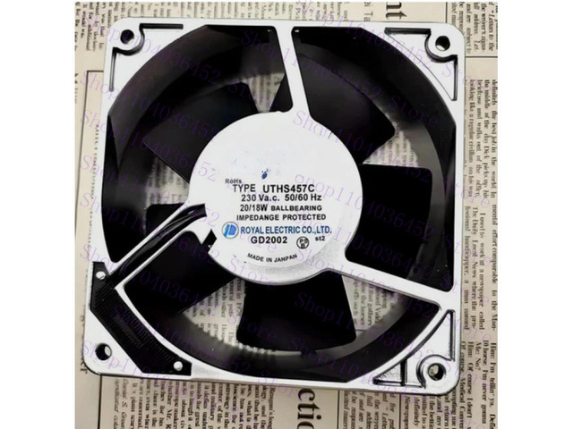 for ROYAL FAN UTHS457C All l Cooling Fan 12038 AC230V 20/18W 12CM 2Pin #lin