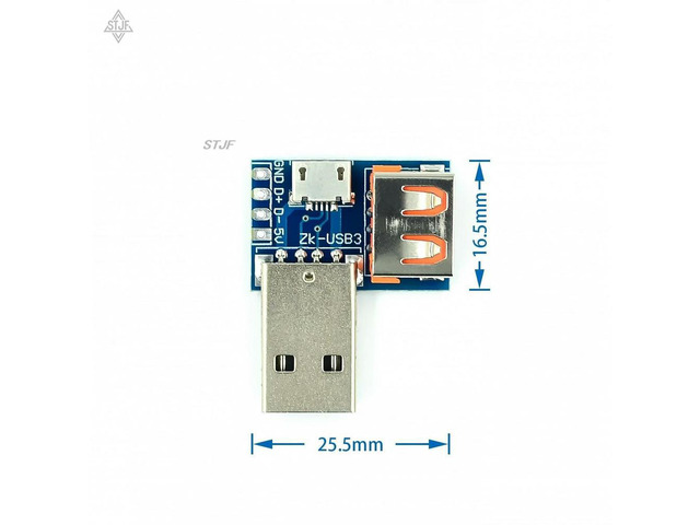 USB Converter Standard USB Female to Male to Micro USB to 4P Terminal Adapter Board 2.54mm