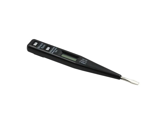 Digital Test Pencil Multifunction AC DC 12-240V Multi-Sensor Electrical LCD Display Voltage Detector Test Pen Randowcolor