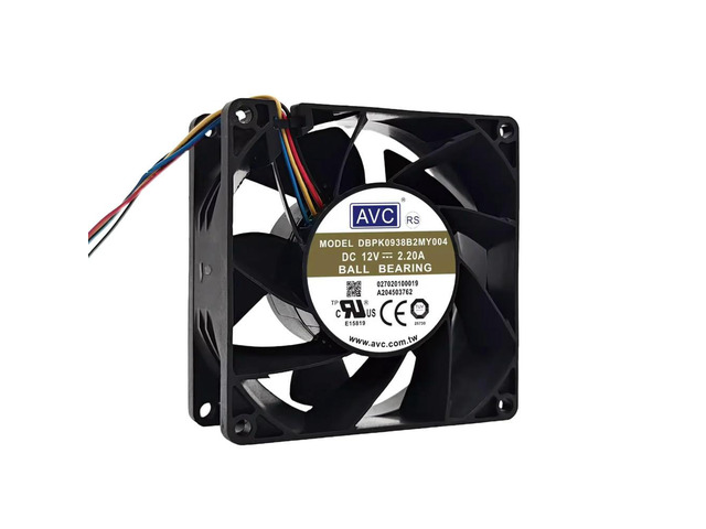 For AVC DBPK0938B2MY004 90x90x38mm DC12V 55.3W 12900RPM High Speed Industrial Axial Cooling Fan 9cm
