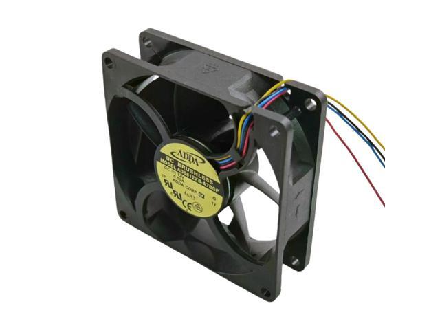 for ADDA AD0812XB-A7BGP 12V 0.55A 8025 Ball Bearing Cooling Fan 3-Pin 80mm High Airflow 4000RPM for Power Supply and PC Case