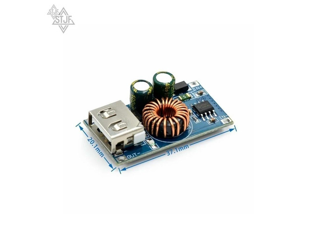 SJTF USB DC Step-Down Module 12V 24V To QC2.0 QC3.0 Fast Charge Mobile Phone Charging Board For FCP Quick Charger