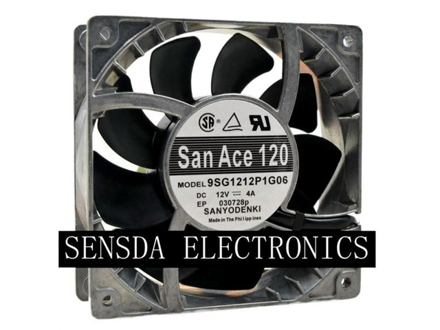 9SG1212P1G06 For Sanyo 12cm high temperature fan speed fan violence 12038 12V 4A