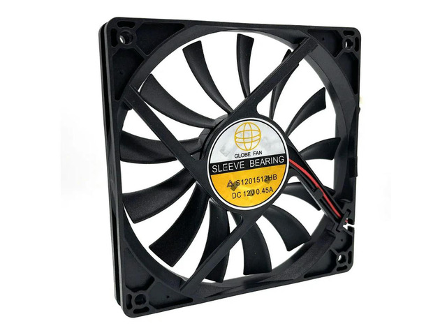 S1201512HB 120mm 15mm Slim Computer PC Cooling Fan,120X120X15mm DC 12V Sleeve Bearing 0.42A High Speed CFM Cooler