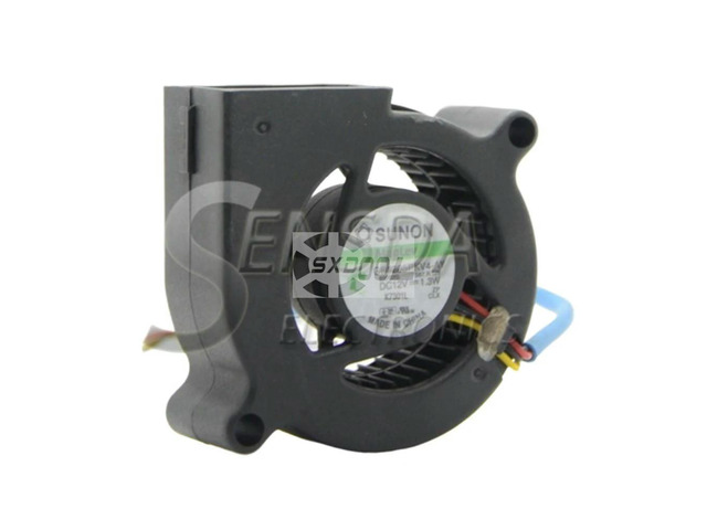 Blower Fan for 12V GB1205PKV4-AY 50x50x20mm, 1.3W, VAPO Bearing, 3-Wire Cooling Fan for Electronics and Industrial Use