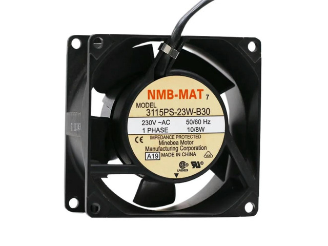 -MAT 80mm 8cm AC Fan 3115PS-23W-B30 8038 230V High Temperature Resistant Aluminum Frame Cabinets Cooling Fan