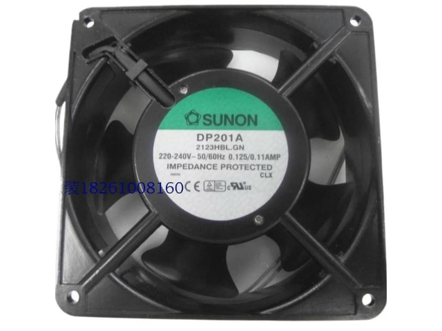 For DP201A 2123HBL. GN 12CM 120*120*38MM 12038 1238 220V wire type