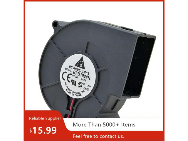 For Delta BFB1024H 97x97x33mm DC 24V 0.60A High Airflow Blower Fan Dual Ball Bearing