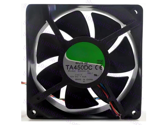 for Nidec B35502-35 DC 12V 1.4A 120x120x38mm 4-Wire Server Cooling Fan
