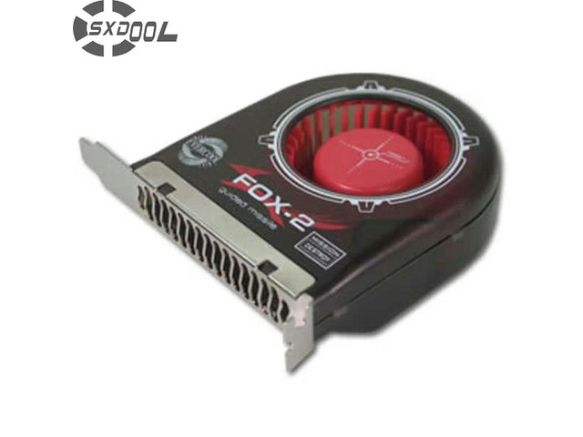 FOX-2 System Blower Computer Chassis Exhaust Cooling Fan PCI Slot Bit Fan Cooler Long Life Bearing Design High Air Flow