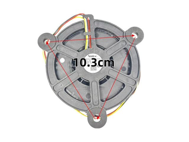 Refrigerator Fan Motor GW10C12MS1BA GW10C12MS1BA-57Z32 For Haier Frost-Free 12V Cooling Blower