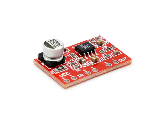DC 3.8V-15V AD828 Stereo Dynamic Microphone Preamplifier Board MIC Preamp Module Amplifier Board