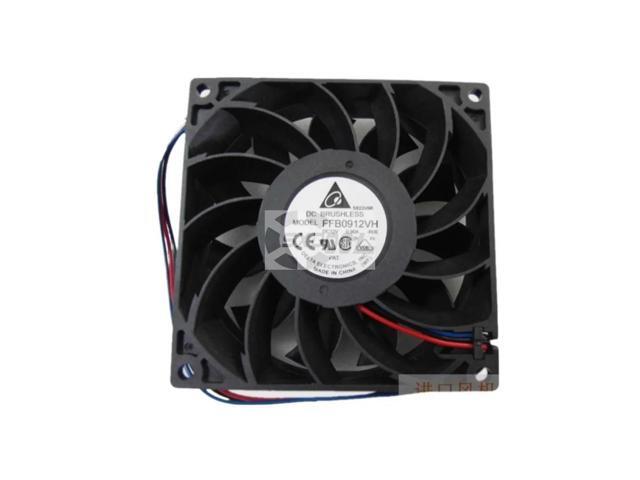 92mm Fan for Delta FFB0912VH 12V 0.9A High-Pressure Cooling 3700RPM 81.97CFM Alarm Signal Industrial Server