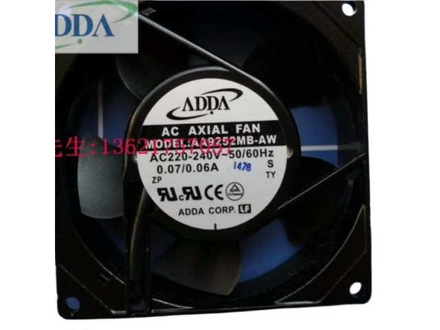 92mm 220V Fan for ADDA AA92252MB-AW 92x92x25mm AC 0.07A Dual Ball Bearing Axial Cooling Industrial Applications