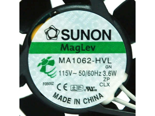 60mm Fan for Maglev MA1062-HVL 6025 6CM AC 115V 3.6W 60x60x25mm Axial Cooling Industrial & Server Applications