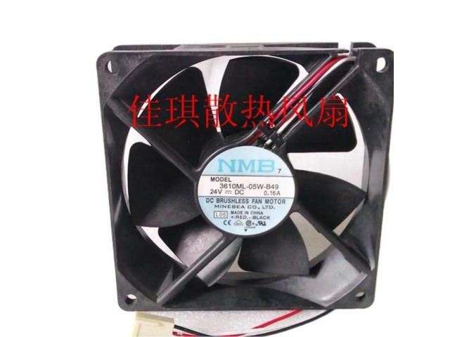 3610ML-05W-B49 9225 9025 9cm DC 24V 0.16A For Fanuc series 16/18 TA, MA, TB, MB, TC, MC cooling fan