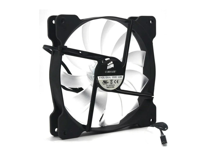 140mm Fan 12V Silent Cooling Fan 140*25mm 12VDC 0.18A Computer Pc Set Up Cooler 870RPM 3pin
