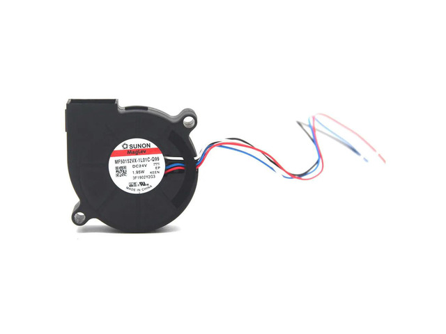 5015 24V Blower Fan MF50152VX-1L01C-Q99 or S99 50X50X15mm 1.95W PWM 6000RPM 4.8CFM 4wire Lead Cooler