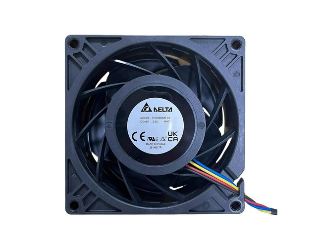 for Delta THD0948VE-03 48V 2.2A High-Speed Blower Fan - 90x90x38mm, 14500RPM, 162CFM, Industrial Cooling Fan for Servers