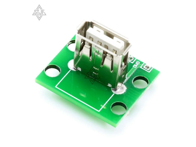 5pcs Vertical USB female with PCB board USB2.0 female has been welded data cable to USB female A