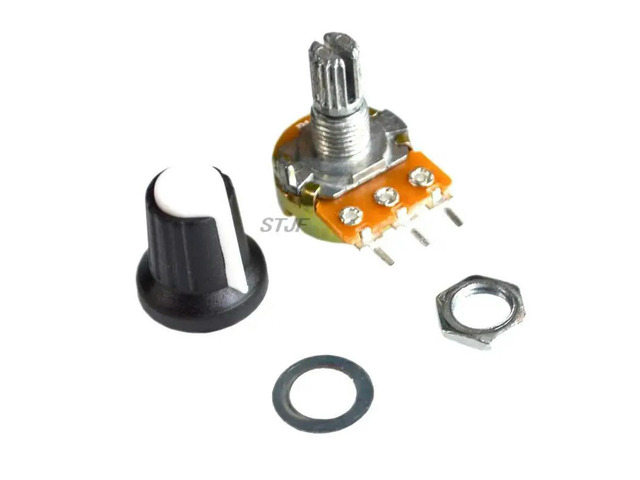5PCS/LOT WH148 10K OHM 3 Terminal Linear Taper Rotary Volume B Type Potentiometer Pot