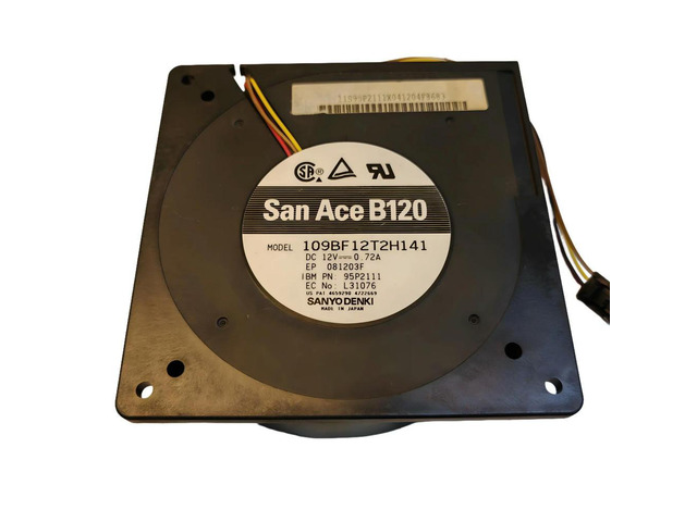 For San Ace 109BF 12T2H141 12V DC Centrifugal Blower Turbo Fan High Airflow Exhaust Cooling Fan for BBQ and Smoke Ext
