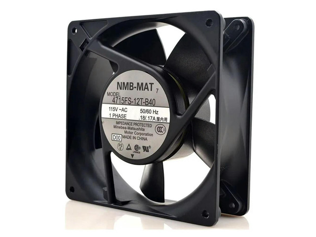 For 4715FS-12T-B40 120x120x38mm AC 115V Dual Ball Bearing Industrial l High-Temperature Fan