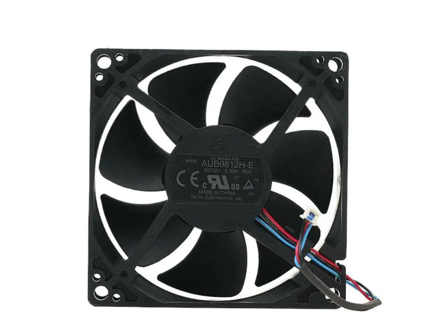 for delta AUB0812H-E ROO 12V 0.3A 8CM 3 wire projector axial cooling fan 3000RPM 35CFM