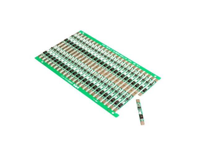 10pcs 1S 3.7V 3A li-ion BMS PCM protection board pcm for lithium ion li