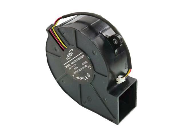 For ADDA AB07012UX250301 70x70x25mm DC 12V 0.55A Blower Turbo Cooling Fan 3-Wire High Air Pressure Dual Ball Bearing Silent