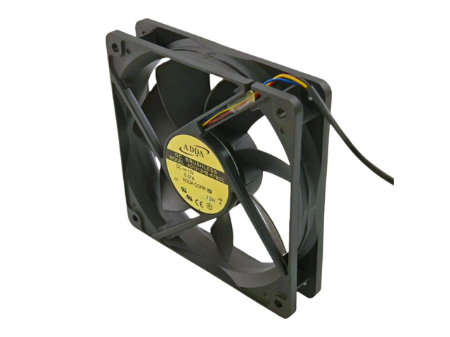 for ADDA AD1212HB-A7BGL DC 12V 0.37A 12025 120x120x25mm Dual Ball Cooling Fan 85.2CFM High Airflow Industrial Fan