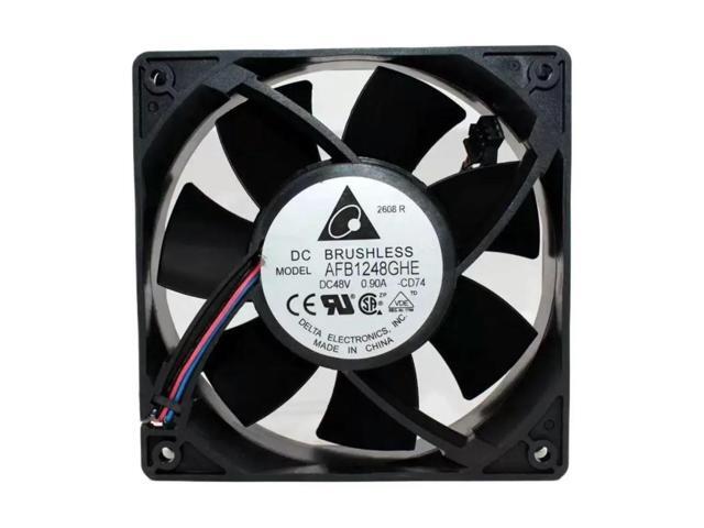 120mm X 38mm Fan For Delta 12cm 48V 0.9A High Power Cooling AFB1248GHE 241CFM Industrial/Server