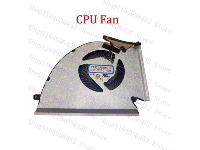 Black Laptop CPU Fan For Alpha 17 C7V C7VF C7VG MS-17KK 0.6A 12VDC