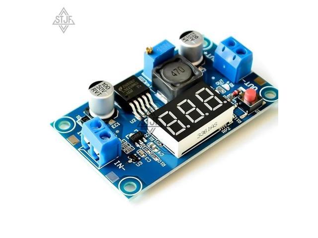 LM2596 DC DC Step Down Converter Voltage Regulator LED Display Voltmeter 4.0~40 to 1.3-37V Buck Adapter Adjustable Power Supply