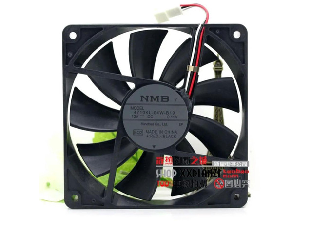 for 4710KL-04W-B19 BQ2 12025 12V 0.11A Quiet 12cm Axial Cooling Fan Low Noise, Durable Servers & Electronics