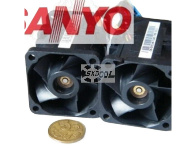 for Sanyo 9CRA0412G5038 12V 1A 40mm Cooling Fan with Ball Bearings For SC1435, PE1950, TC145, TC156, MC545 Servers