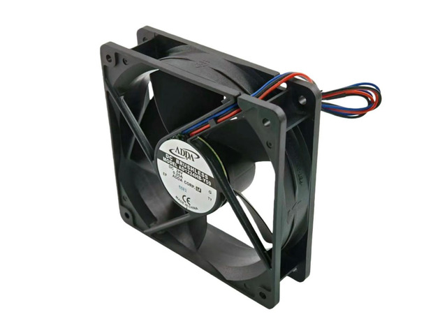for ADDA AD1224HB-Y59 DC 24V 0.25A 120x120x32mm Dual Ball Bearing Cooling Fan 3-Wire Speed Sensor Lock Protection 3000RPM 1