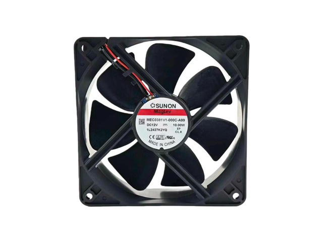 for MEC0381V1-000C-A99 120x120x38mm DC12V Cooling Fan 138CFM 48dBA 3100RPM 10W High Airflow Quiet Axial Fan