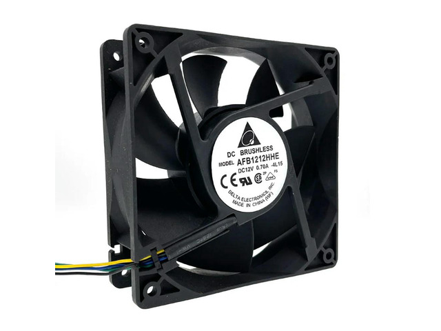 AFB1212HHE,120mm Dual Ball Bearing 12cm Cooling Fan, 12038 120X120X38mm 4-wire PWM 12V 4-Pin 4P