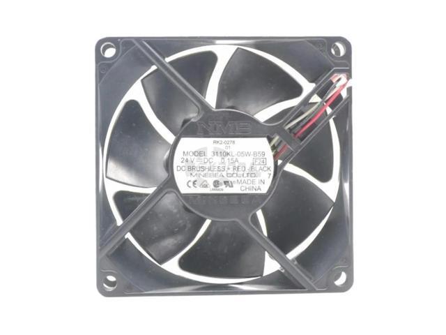 80mm Fan for 3110KL-05W-B59 8025 24V 0.15A 3-Line Cooling Servers & Inverter Applications
