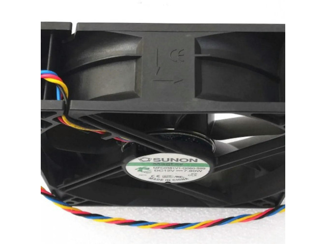 12038 Fan for MFC0381V1-Q060-S99 120mm 12V 7.8W 4-Wire Fan, 120x120x38mm, Cabinet & Server Cooling Applications