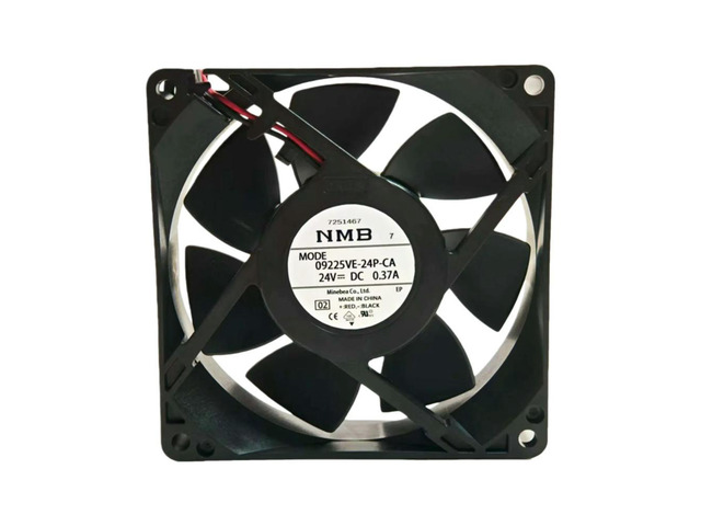 for 09225VE-24P-CA 92x92x25mm DC24V 0.37A Cooling Fan for VFD Inverter Servo Drive Power Supply
