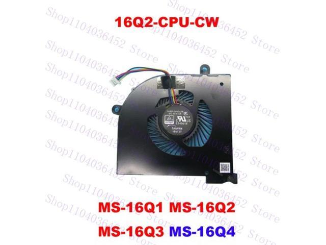 4PIN CPU Fan For GS65 P65 GS65VR 16Q2-CPU-CW MS-16Q1 MS-16Q2 MS-16Q3 MS-16Q4