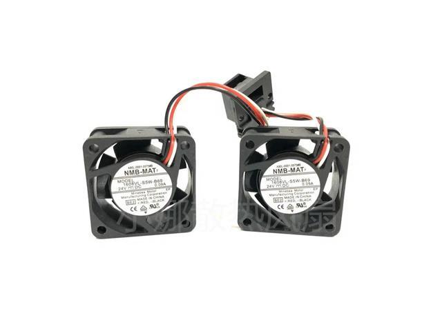 2 in 1 for FANUC System Drive Fans 4cm A90L-0001-0575 1608VL-S5W-B69 24V 0.09A 40mm Dual Ball Bearing Cooling Fan