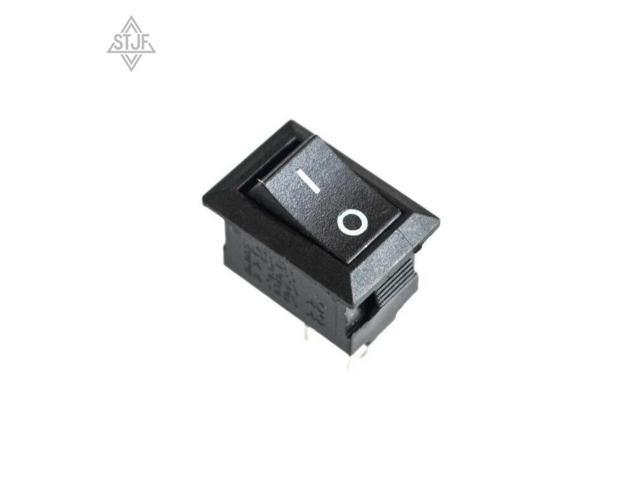 10pcs/lot Ship Type Switch 15X21 KCD1-101 Black 2Pin 6A/250V ON-OFF 15*21