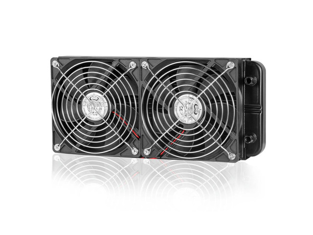Water-Cooling 240MM Radiator Double Dual 120mm Fan For Computer Water Discharge Radiator Strong Wind Recommend