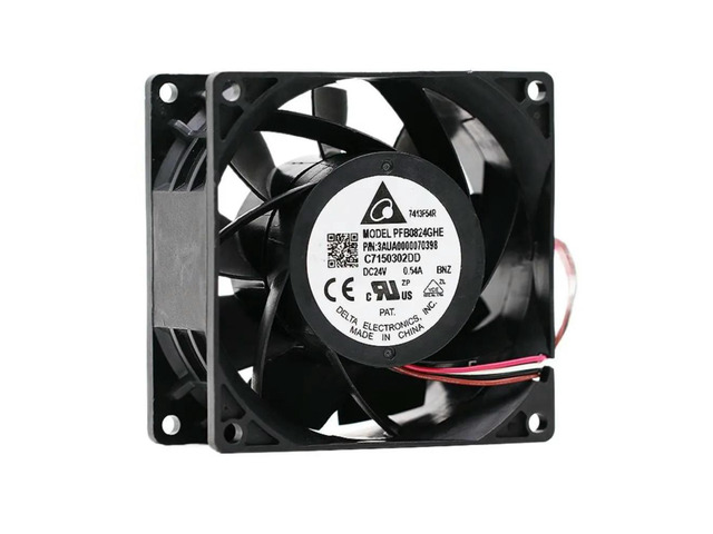 for delta PFB0824GHE double ball inverter fan 80*80*38 24V 0.54A server case cooling fan