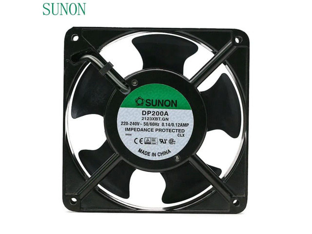 AC 220V fan For DP200A P/N 2123XBT. GN 0.14A 12038 220V 120*120*38mm industrial case cabinet cooling fan 120mm